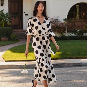 H&M polka dot dress